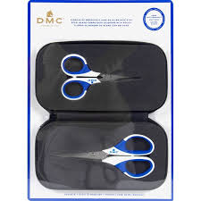 kit of 2 embroidery scissors with case