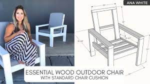 outdoor chair frame with free plans