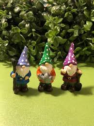 Miniature Garden Gnome Brothers Mini