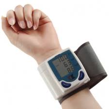 Buy products such as blood pressure monitor, professional wireless automatic wrist blood pressure cuffs health monitors, portable bp heart rate monitor with 3 color lcd backlit display, for home office travel use at. Portable Home Digital Wrist Blood Pressure Monitor Watch Senser Heart Beat Meter Lcd Display 60memories Eclats Antivols