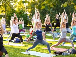roswell group yoga in the park