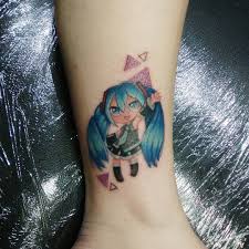 Miku Hatsune ♡ #tattoo #tattooed #tattoosketch #miku #hatsune #mikuhatsune # vocaloid #vocaloidtattoo #chibi #chibitattoo… | Hatsune miku, Miku, Hatsune