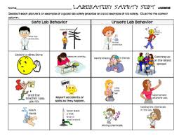 Free Laboratory Safety Sort Cut And Paste Introduction Activity