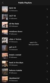 See more ideas about music playlist, playlist names ideas, good vibe songs. Spotify Hollyvinkx Playlist Names Ideas Aesthetic Names Song Playlist