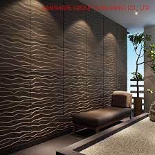 Modern Plastic 3d Wall Panel Board For