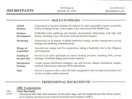 Professional Attributes For Resume Resume Professional Skill Resume