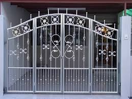 Royal Spiral Design Metal Garden Gate