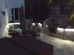 Waterproof White Led Strip Lights Are Used On This Outdoor Patio
