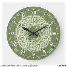 Green Wall Clock Zazzle Clock