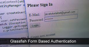 glfish form based authentication