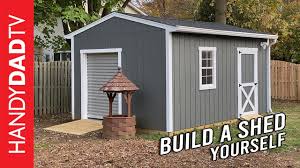 you can build your own storage shed we