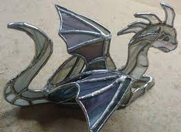 3d Stained Glass Dragon Custom Colors