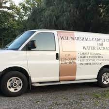 w h marshall carpet cleaning water