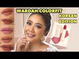 review wardah colorfit ultralight matte