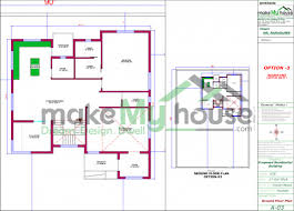 Buy 90x120 House Plan 90 By 120 Front
