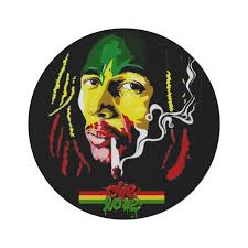 round aera rug reggae bob