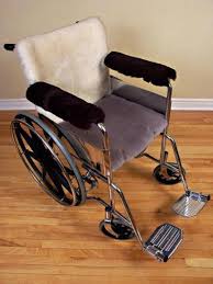 Sheepskin Wheelchair Armrest Pads