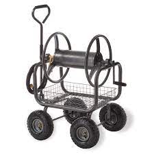 expert gardener mobile hose reel cart