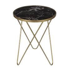 Hometrends Marble Accent Side Table