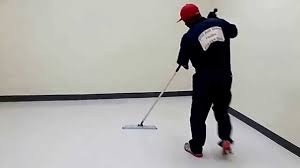 waxing vct floors with flat mops you