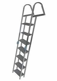 7 step folding angled dock ladders