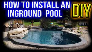 how to install an inground pool diy