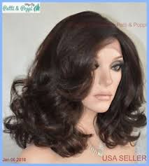 Details About Swiss Lace Front Wig C Part Heat Safe Color Fs4 30 Medium Length Curly 1271