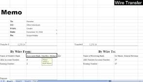 Wire Transfer Excel Template Wire Transfer Forms