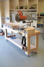 how to build a miter saw stand shanty