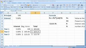 compound interest in excel you