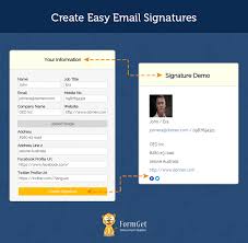 html email signature generator formget