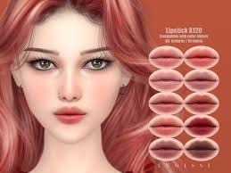 the sims resource lipstick a120