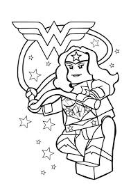 Wonder woman at the top for adult. Lego Wonder Woman Coloring Page Free Printable Coloring Pages For Kids