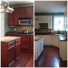 Cabinet painting modern kitchen, indianapolis. Claire S Cabinet Refinishing Indianapolis In