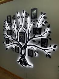 Led Photo Collage Wooden Family Tree