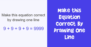equation correct by drawing one line