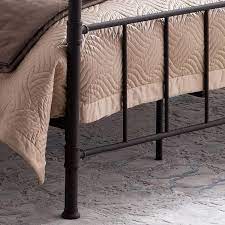 Noble House Mowry Industrial Queen Size Hammered Copper Iron Bed Frame
