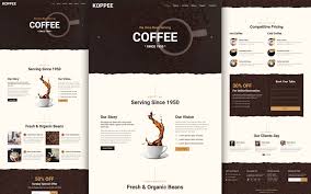 coffee html template free