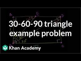 Worksheet 10.1 find the length of the hypotenuse, leave answer in simplest radical form. 30 60 90 Triangle Example Problem Video Khan Academy