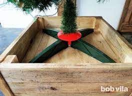 make a diy christmas tree stand with