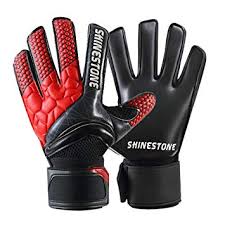 Shinestone Goalkeeper Goalie Gloves Youth Adult Kids Soccer Football Goalkeeper Goalie Gloves With Strong Grip And Finger Protection To Prevent