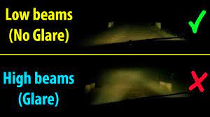 when to use high beam and low beam