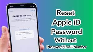 how to reset apple id pword if