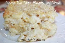 creamy four cheese macaroni and cheese