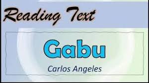 Play this game to review education. Gabu By Carlos A Angeles Meaning And Imagery Youtube