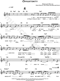 He reeled her in and made it a date. Opportunity From Annie 2014 Sheet Music Leadsheet In Eb Major Download Print Sku Mn0145542