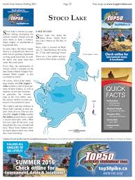 Stoco Lake Ontario Anglers Atlas
