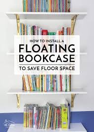 How To Install A Floating Bookcase To
