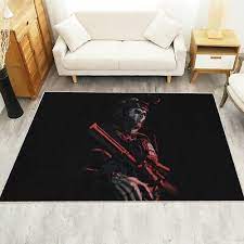 call of duty ghost rug gaming room
