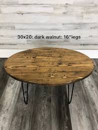 Oval Coffee Table Oval Reclaimed Wood